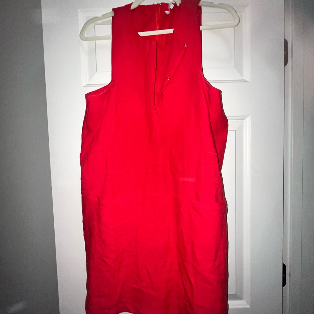 Red Sleeveless Dress